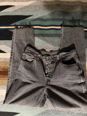Levi's 501 in Washed Black